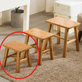 Thickened Nanzhu Mazar Stool Wooden Bench Small Stool Short Household Bathroom Portable and Simple