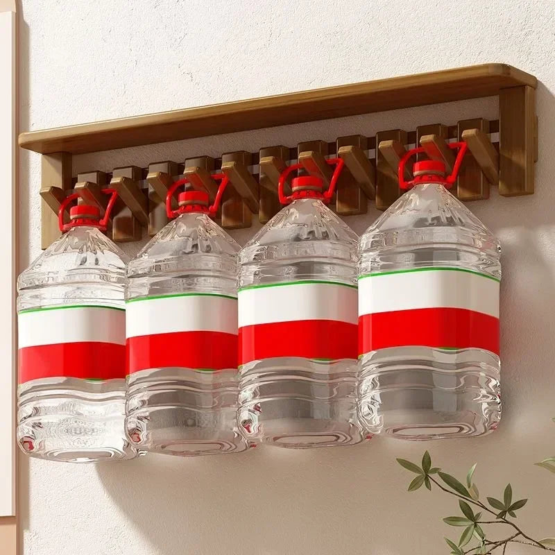 Solid Wood Modern Nordic Creative Wall Clothes Hanger Luxury Living Room Bedroom Clothes Racks Household Storage Home Furniture