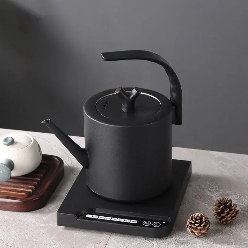 1000W Electric Kettle Portable Travel Intelligent Constant Temperature Coffee Tea Kettle 304 Stainless Steel Water Boiler