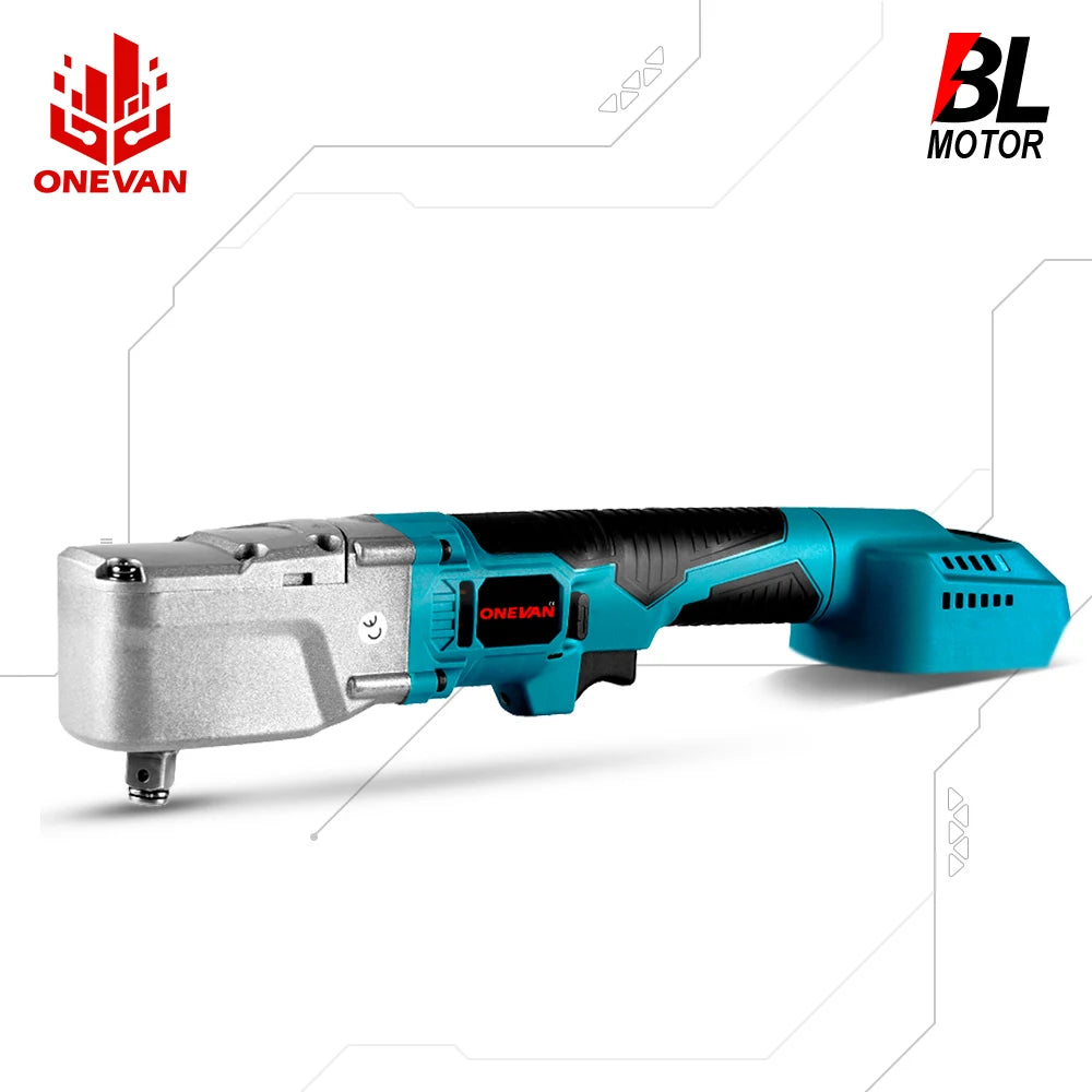 ONEVAN Brushless 1/2'' Electric Ratchet Wrench 1000NM 4800RPM Removal Screw Nut Car Repair Power Tool For Makita 18V Battery Pin