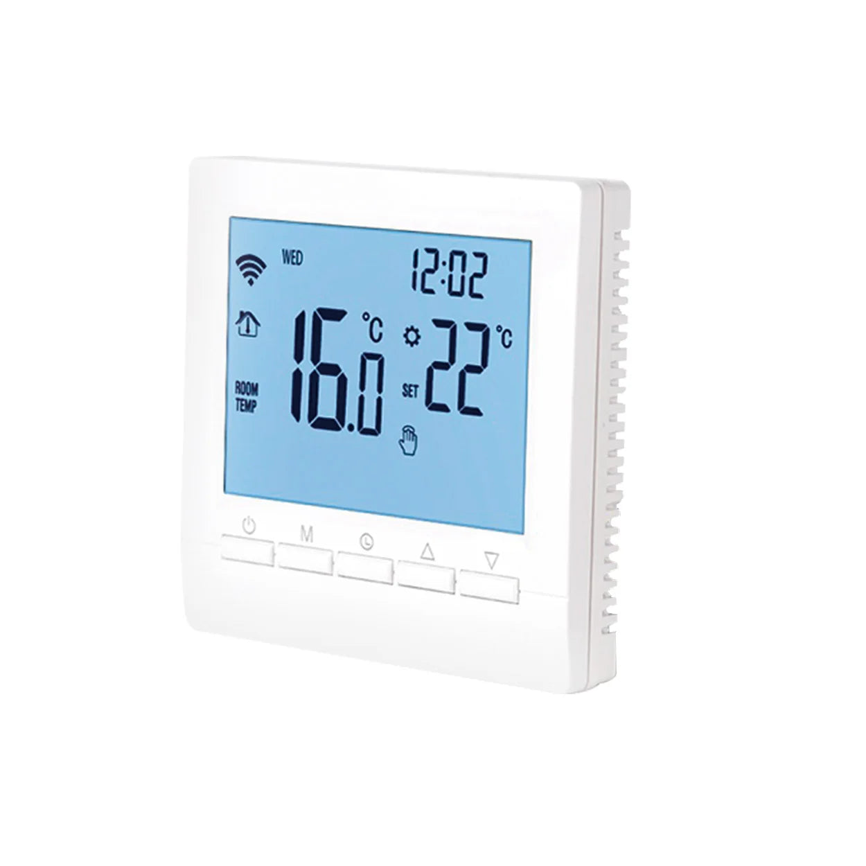 Digital Thermostat For Gas Boiler Room  Battery Programmable Heating Temperature Controller Boiler Thermostat Hand Wall Mount