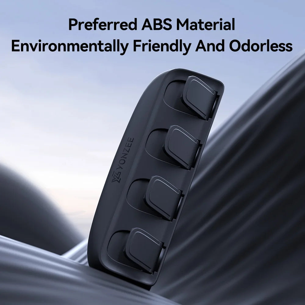 YZ for Tesla Model Y 3 Highland Juniper 2021-25 Folding hidden hooks for back seat ABS material Automotive Interior Accessories