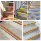 1M Heavy Duty Non-Slip Outdoor Stair Treads, Black Pre-Cut 80 Grit Anti-Skid Rubber Grip Tape for Stairs, Skateboards and Decks