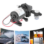 12V/24V Diaphragm Pump Self-priming Water Pump Industrial Water Booster Pressure Pump 45PSI 3.0GPM