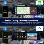 UHD 4K 3840*2160P Car Dvr Carplay Android Auto GPS 5G WIFI AUX Dash Ca