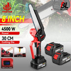 8Inch Brushless Electric Saw Cordless Oil Electric Chain Saw Digital Display Woodworking Power Tool For Makita 18V Battery Pin