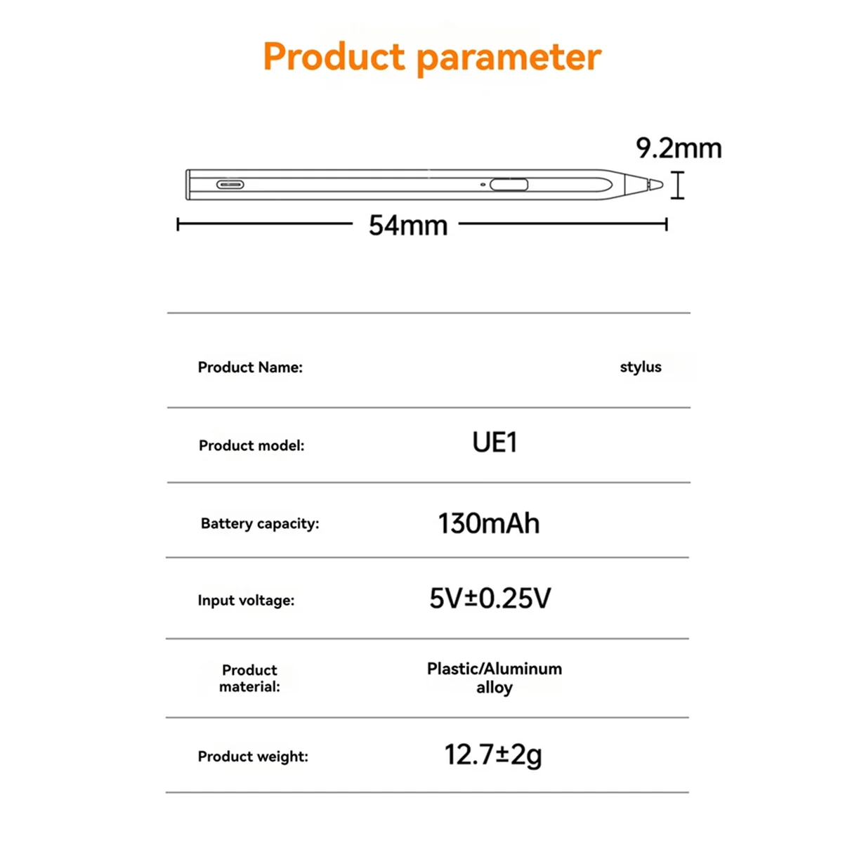 A01R 4096 Stylus Pen for Remarkable Paper Pro Stylus with Eraser 4096 Pressure-Sensitive Magnetic Touch Screen Stylus