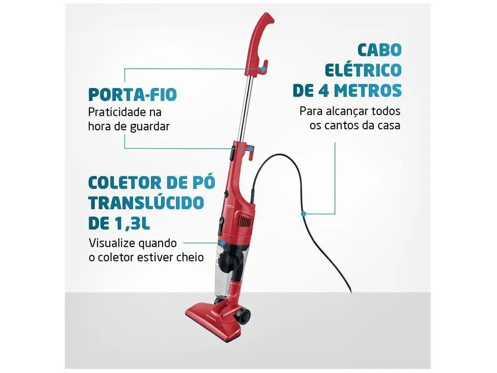 Mondial 1100W Turbo Cycle - 220V 2 in 1 Vacuum Cleaner