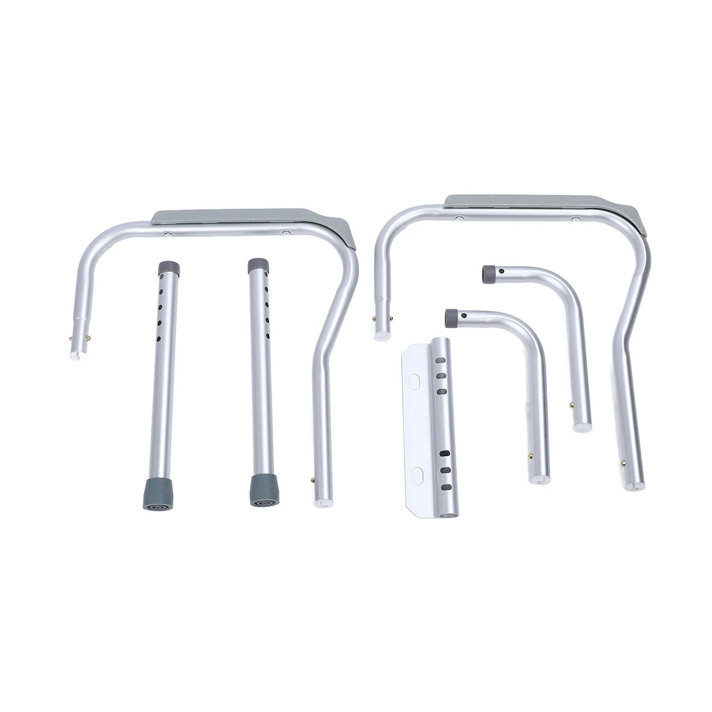 Bathroom Aluminum Alloy Toilet Guardrail Safety Rail Frame for Elderly Disabled Pregnant Women Toilet Seat Rail Toilet Guardrail