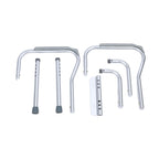 Bathroom Aluminum Alloy Toilet Guardrail Safety Rail Frame for Elderly Disabled Pregnant Women Toilet Seat Rail Toilet Guardrail