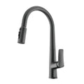 VGX Filter Water Kitchen Faucet Dual Spout Pure Drinking Water Tap Pull Out Kitchen Sink Mixer Faucet Gourmet Brass Crane Gold