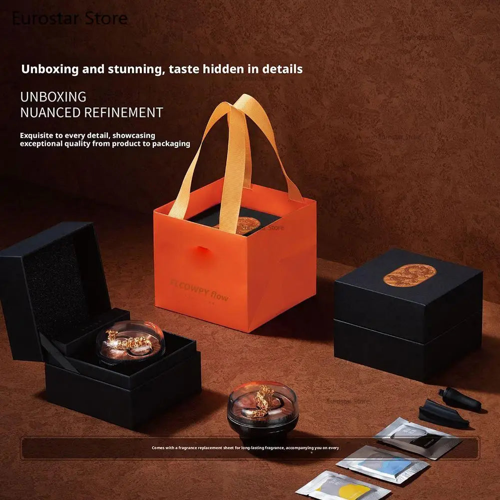 Solar Powered Moving Dragons Perfume Clip Elegant Aroma Car Air Fresheners Auto Diffuser Vent Clip Car Accessories