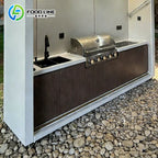 Outdoor Kitchen Furniture Outdoor Kitchen Set with Bbq and Fridge Sink  Outdoor Folding Kitchen