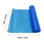 Rectangular Pool Cover Retaining Solar Swimming Pool Insulation Film Blue Solar Foil Pool Heating Solar High-quality Tarpaulin