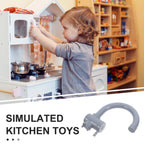 2Pcs Fun Game Faucet Kitchen Sink Toy Accessories Children's Playset Role Playing Kitchen Faucets Kids Pretend Fake Plaything