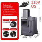 Commercial Vegetable Chopper 3 in1 Multifunctional Electric Cutting Machine Carrot Potato Slice Shred Diced Food Processor