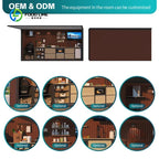 Customized All-In-One Portable Outdoor Kitchen System Built-In Grill Refrigerator Drawers Easy Installation Modular Design