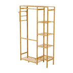 Wooden Clothes Rack with Hooks Coat Rack for Bedrooms Entryways Dressing Rooms