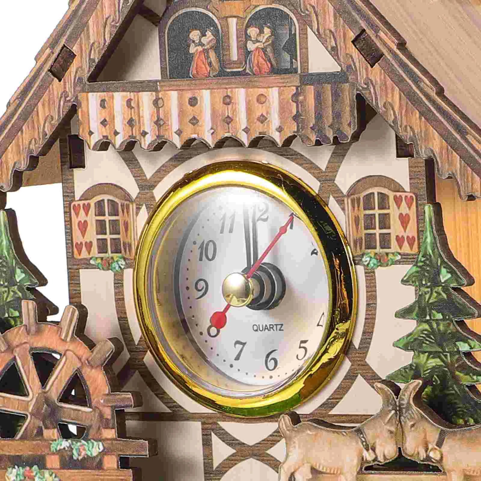 Retro Cuckoo Clock Wall Clock Bedroom Living Room Indoor Clock Traditional cuckoo clock wall clocks Home Decor