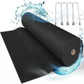 High quality garden weed barrier landscape fabric with 10 free landscape staples, durable and heavy-duty weed removal,