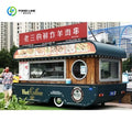 Customized Full Kitchen Equipment Mobile Trailer Camper Caravan Food Truck For Outdoor Commercial Vending Catering
