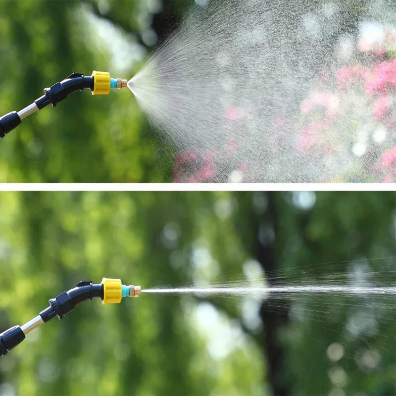 Electric Plant Sprayer Garden Sprayer with 8M 5M 3M Hose 3 nozzles Portable Battery Powered Watering Wand Yard Lawn Weeds Plants