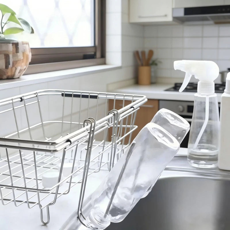 Kitchen Storage rack Hanging Cup Drying Rack for Water Bottles Coffee Mugs  Storage with Hooks Space Saving Bathroom Organizer.