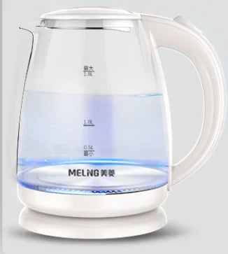 High Borosilicate Glass Kettle transparent blue light boiling water household kettle automatically power off prevent dry burn