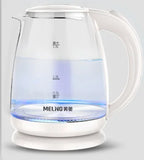 High Borosilicate Glass Kettle transparent blue light boiling water household kettle automatically power off prevent dry burn