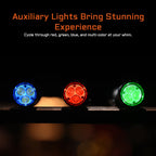 ACEBEAM EC20 new released Led flashlight EDC LUXEON HL4X Leds 2800 lumens 340 meters 18650 battery multi-color auxiliary lights