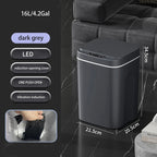 Automatic Paper Basket Touch Trash Bin for Kitchen Home Accessories Dustbin Bucket Intelligent Sensor Trash Can Smart Induction