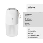Cordless Rechargeable Air Humidifier 2000mAh Wireless Cool Mist Diffus