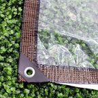 Transparent Multifunctional Rainproof Cloth PE Waterproof Tarpaulin Balcony Rain Protection Outdoor Windproof Plastic Cloth