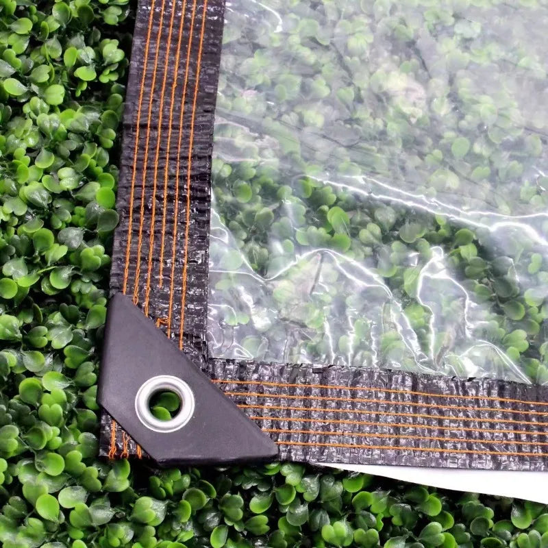 Transparent Multifunctional Rainproof Cloth PE Waterproof Tarpaulin Balcony Rain Protection Outdoor Windproof Plastic Cloth