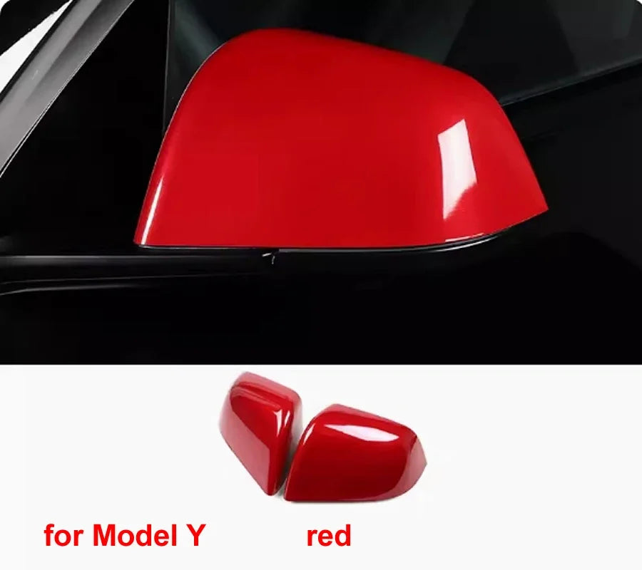 For Tesla Model 3 / Model Y Replace Car Accessories Rear View Mirrors Shell Cap Housing Wing Door Side Mirror Cover 1 Pair