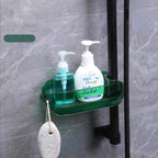 Household Installation-free Kitchen Sink Faucet Drain Rack Sundries Storage Rack Bathroom Clip-on Hollow Rack Organizer Kitchen