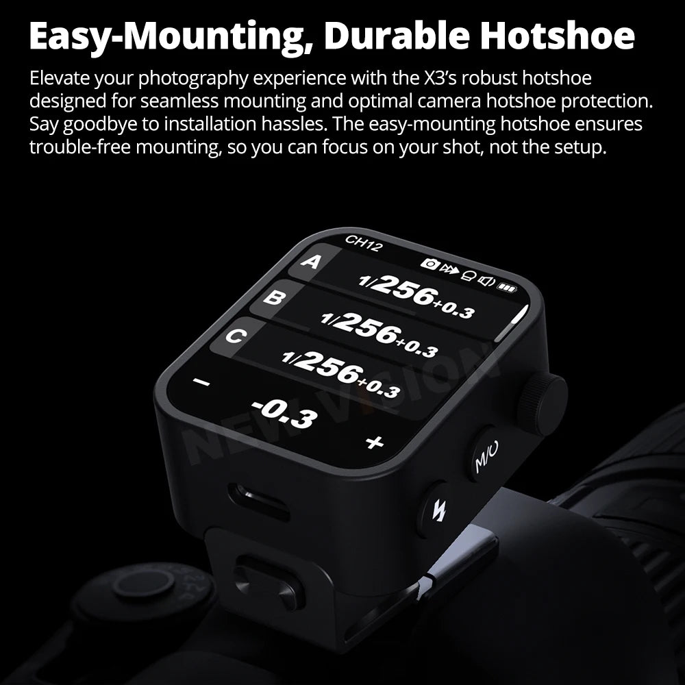 Godox X3 X3-C X3-N X3-S X3-F X3-O 2.4G Wireless Flash Trigger TTL HSS Transmitter with OLED Touchscreen for Canon Nikon Sony etc