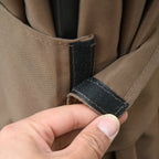 130.75" X 80.75" Universal Pergola Curtain Kit W/ Hooks/C-Ring Included, Brown
