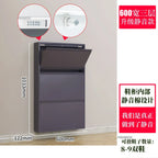 Narrow Shoe Rack Home Aesthetic Living Room Furniture Tilted Vertical Wooden Storage Hallway Shoe Cabinets n