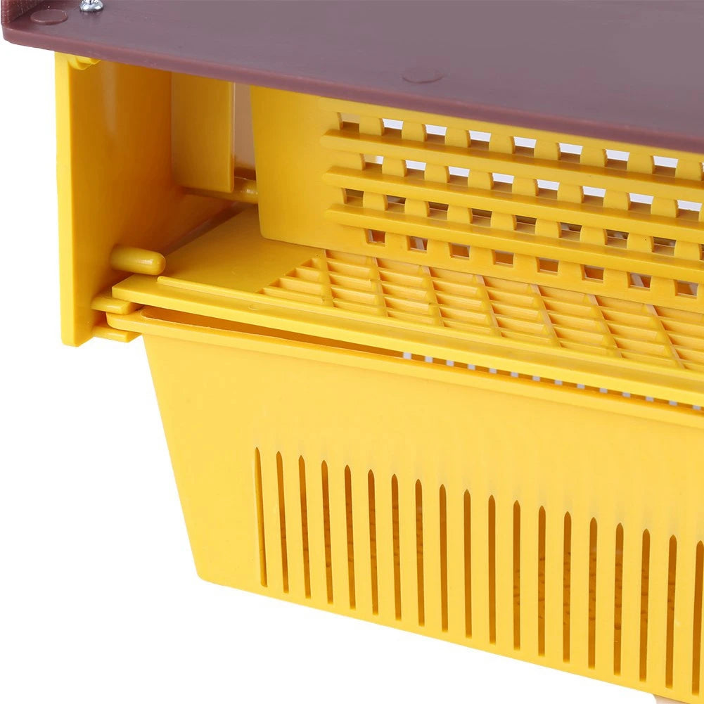 Removable Yellow Plastic Pollen Trap With Ventilated Pollen Tray Beekeeping Tool