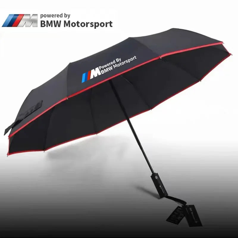 BMW M Motorsport Auto Folding Windproof Car Sunshade Umbrella | AlluCanFind