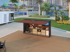 Customized All-In-One Portable Outdoor Kitchen System Built-In Grill Refrigerator Drawers Easy Installation Modular Design