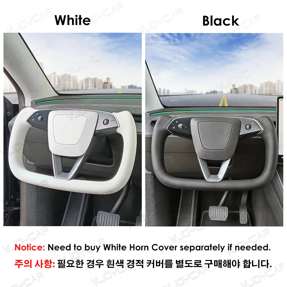 2025 Yoke Handle for New Model Y Juniper Heating Yoke Steering Wheel For Tesla Personalized Racing Leather Customized Accessory