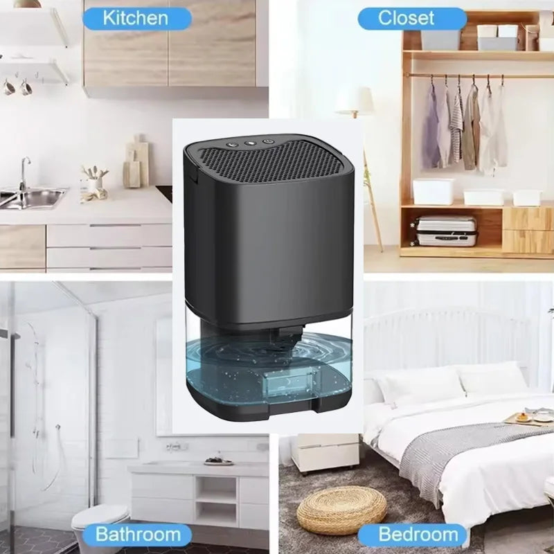 Mini Mute Dehumidifier Dryer Smart Air Purifier Dehumidifier For Home