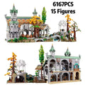 6167pcs Film Series of the Rings Street View Building Blocks Model Compatible 10316 Style Bricks Toy Kid Gifts