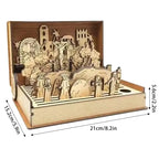 Holy Week Book Portable Resurrection Scene Book Kids Easter Crafts Holiday Souvenir Storytelling Supplies Religious Easter Decor
