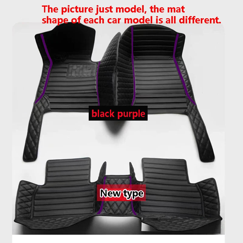 Car Floor Mat For Custom For Haval H6 2023 Automobile Rugs Non-Slip Leather Man Full Set Luxury Woman Foot Pads Auto Accessory