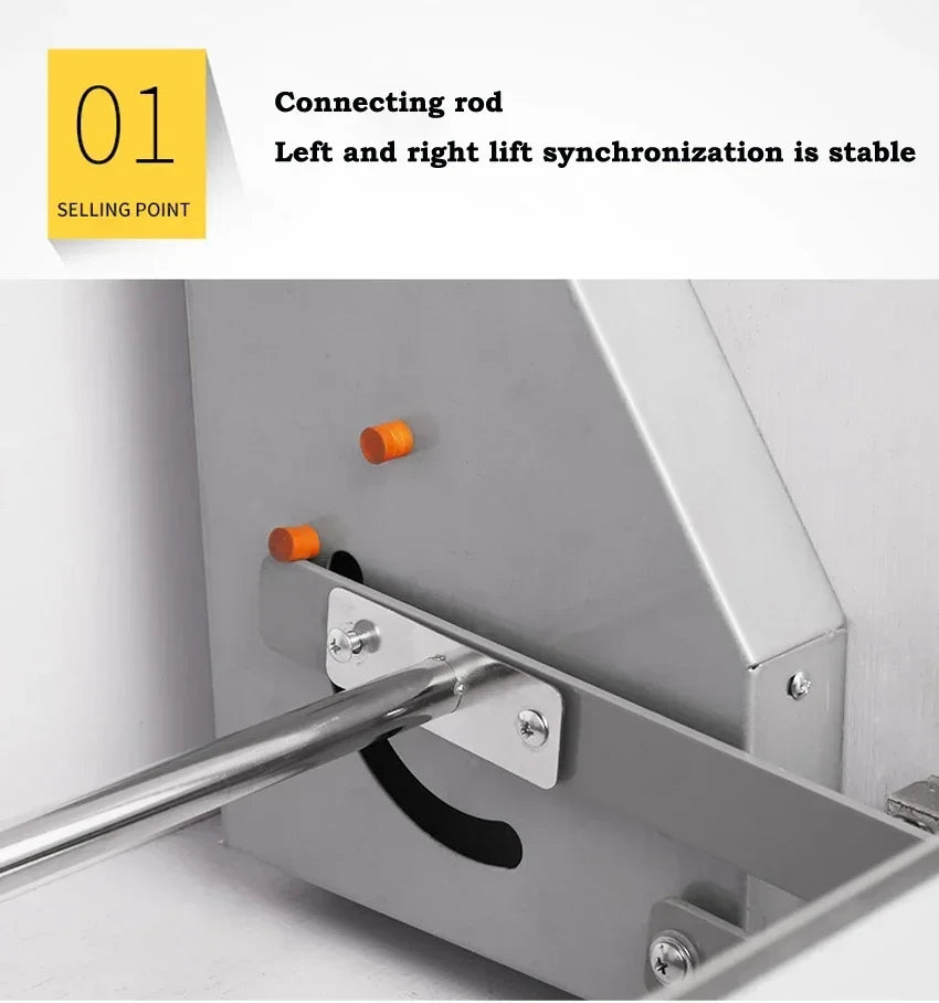 Kitchen Hanging Cabinet Lifting Pull Baskets 304/202 Stainless Steel Double Layer Damping Hydraulic Smooth Lift Bowls Shelf New