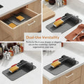 Kitchen Organizer Knife Holder Mat Non Slip Safe Storage for Multiple Knives in Drawer Keep Blades Protected