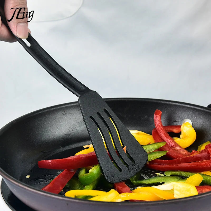 Utensils Set Serving Cooking Kitchen Cutlery Spoons Nylon Kit Spatula Tableware Portable Camping Plastic Slotted Flatware